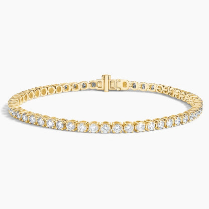 IGI Certified Classic Round Brilliant Cut Lab Grown Diamond Tennis Bracelet