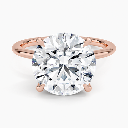 Petite Certified Lab Grown Round- Briilant Diamond 1.5mm Engagement Ring