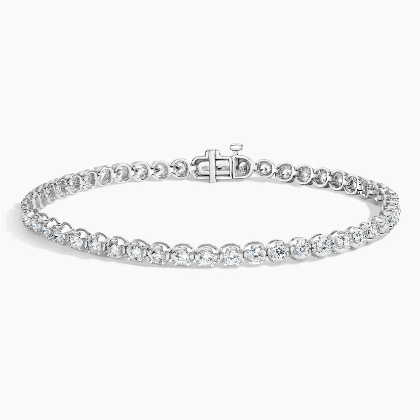 IGI Certified Round- Brilliant Lab-Grown Diamond Tennis Bracelet