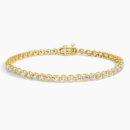 IGI Certified Round- Brilliant Lab-Grown Diamond Tennis Bracelet