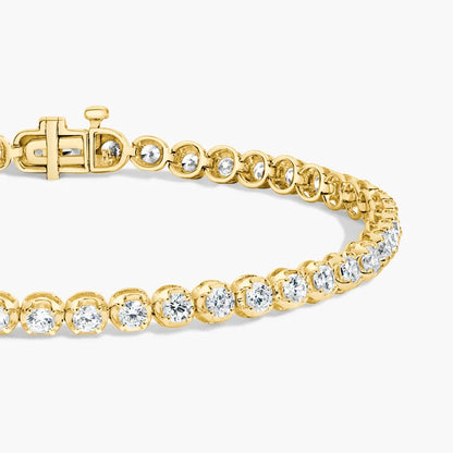 IGI Certified Round- Brilliant Lab-Grown Diamond Tennis Bracelet