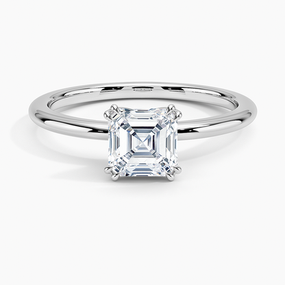 1 Carat Certified Lab Grown Solitaire Engagement Ring