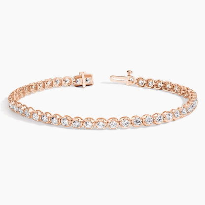 IGI Certified Round- Brilliant Lab-Grown Diamond Tennis Bracelet