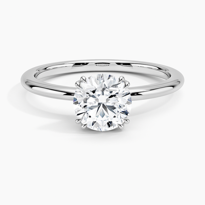 1 Carat Certified Lab Grown Solitaire Engagement Ring