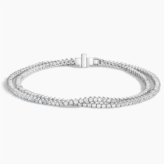 Round Lab-Grown Diamond Tennis Bracelet | 2.25 Carat, IGI Certified