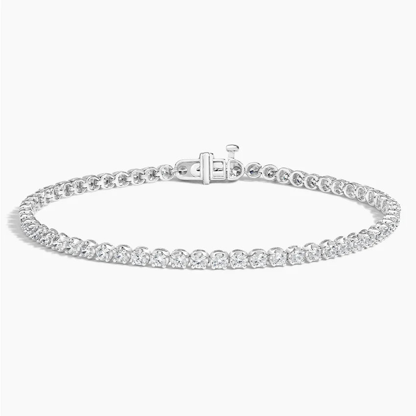 IGI Certified Round- Brilliant Lab-Grown Diamond Tennis Bracelet