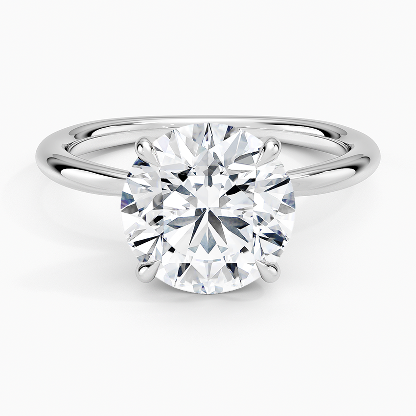 2mm 3 Carat IGI Certified Lab Grown Diamond Solitaire Engagement Ring