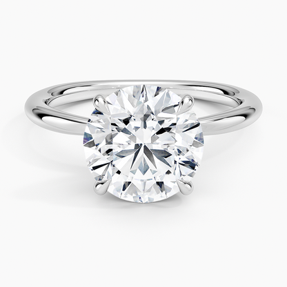 2mm 3 Carat IGI Certified Lab Grown Diamond Solitaire Engagement Ring