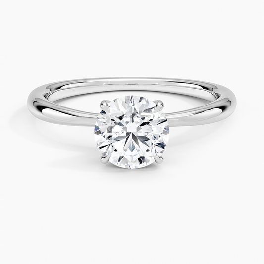 2mm 1 Carat IGI Certified Lab Grown Diamond Solitaire Engagement Ring