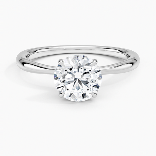 2mm 1.25 Carat IGI Certified Lab Grown Diamond Solitaire Engagement Ring