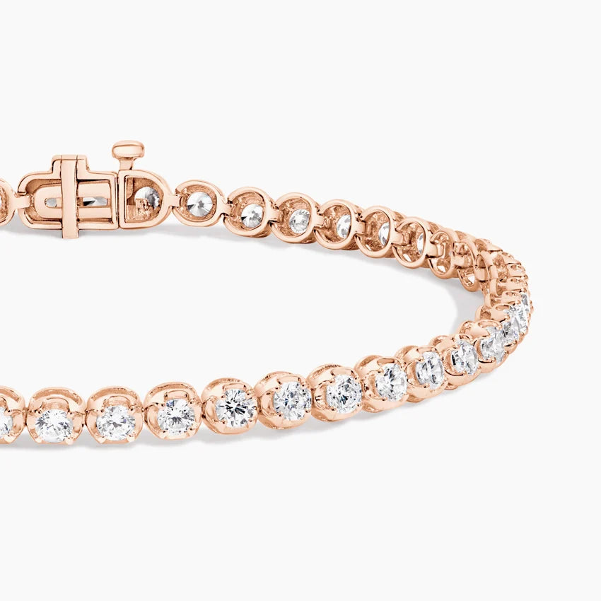 IGI Certified Round- Brilliant Lab-Grown Diamond Tennis Bracelet