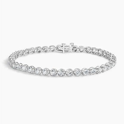 IGI Certified Round- Brilliant Lab-Grown Diamond Tennis Bracelet