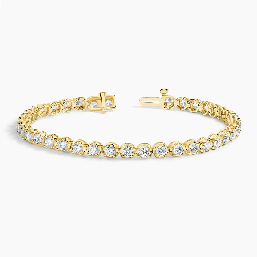 IGI Certified Round- Brilliant Lab-Grown Diamond Tennis Bracelet