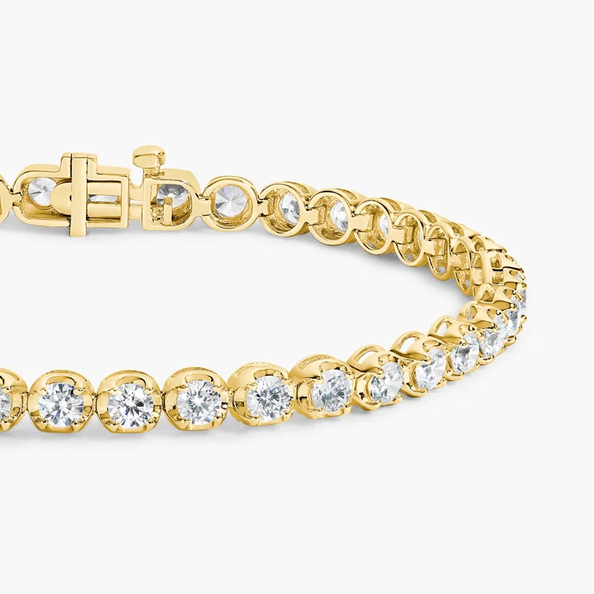 IGI Certified Round- Brilliant Lab-Grown Diamond Tennis Bracelet