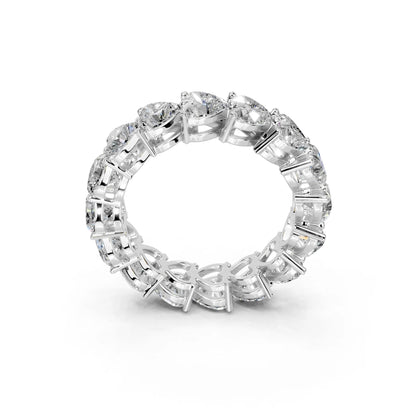 Heart Cut Lab Grown Diamond Eternity Band 2 Carat