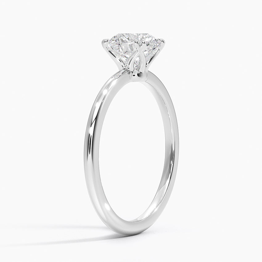 1 Carat Certified Lab Grown Solitaire Engagement Ring