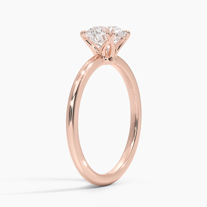 1 Carat Certified Lab Grown Solitaire Engagement Ring