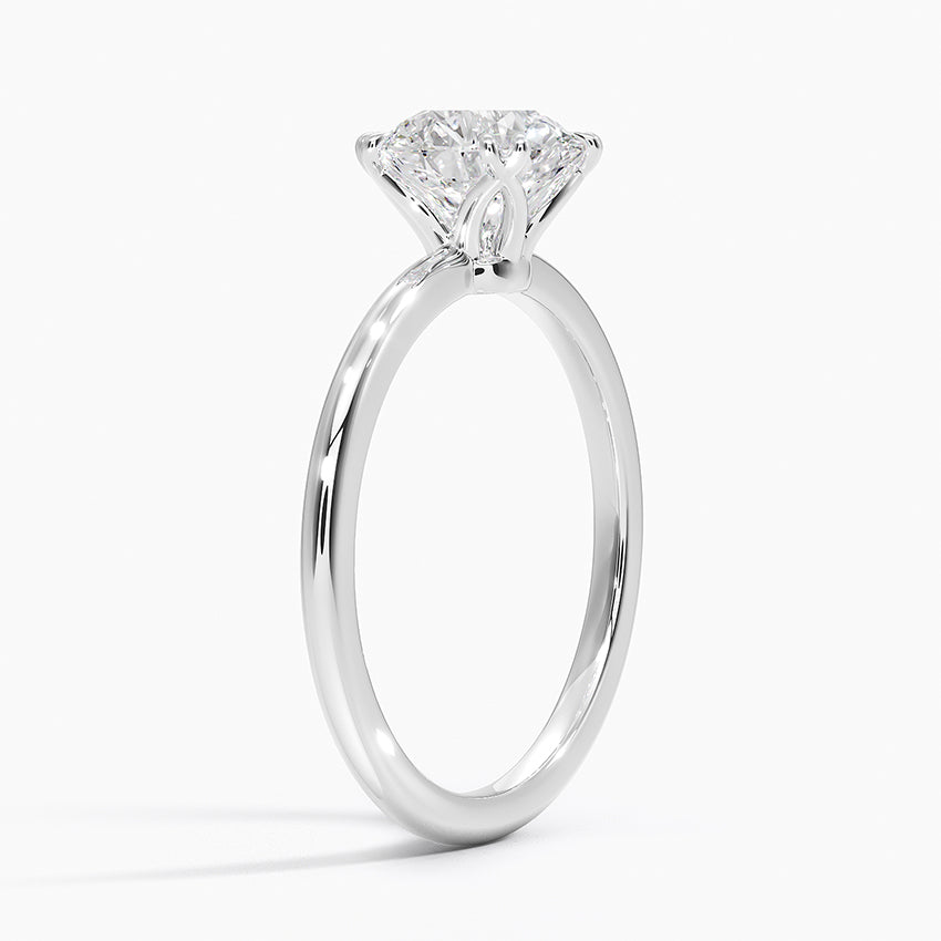 1.25 Carat Certified Lab Grown Solitaire Engagement Ring