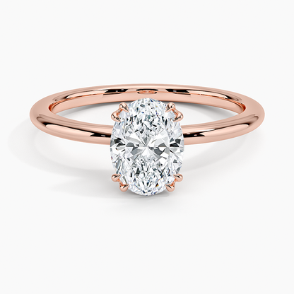 1 Carat Certified Lab Grown Solitaire Engagement Ring