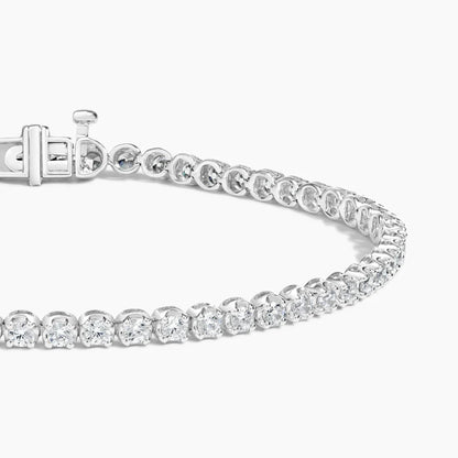 IGI Certified Round- Brilliant Lab-Grown Diamond Tennis Bracelet