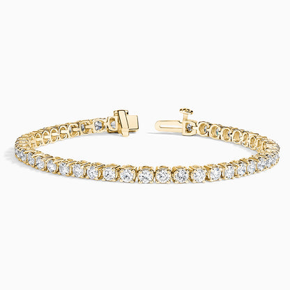 IGI Certified Classic Round Brilliant Cut Lab Grown Diamond Tennis Bracelet