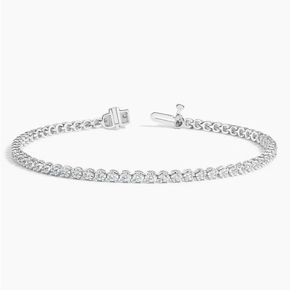 IGI Certified Round- Brilliant Lab-Grown Diamond Tennis Bracelet