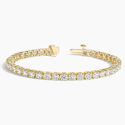 IGI Certified Classic Round Brilliant Cut Lab Grown Diamond Tennis Bracelet