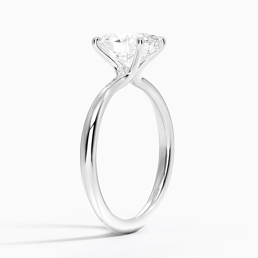 2mm 2 Carat IGI Certified Lab Grown Diamond Solitaire Engagement Ring