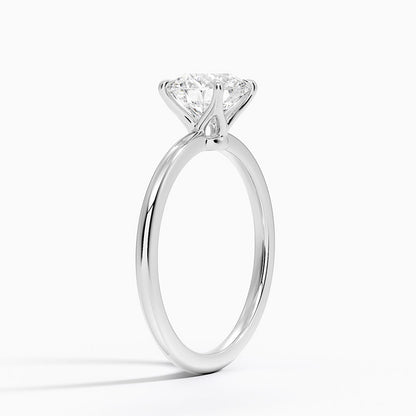 Petite Certified Lab Grown Round- Briilant Diamond 1.5mm Engagement Ring