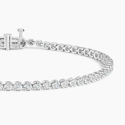 IGI Certified Round- Brilliant Lab-Grown Diamond Tennis Bracelet