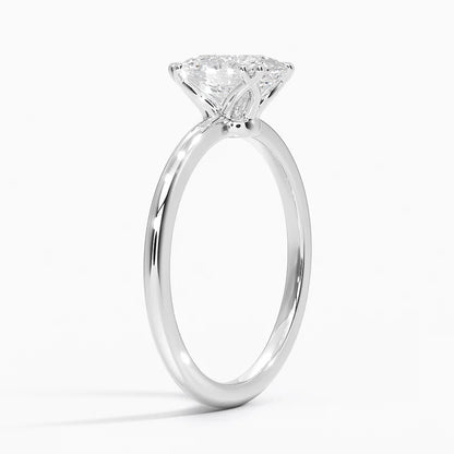 1.25 Carat Certified Lab Grown Solitaire Engagement Ring