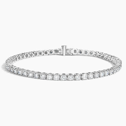 IGI Certified Classic Round Brilliant Cut Lab Grown Diamond Tennis Bracelet