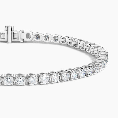 IGI Certified Classic Round Brilliant Cut Lab Grown Diamond Tennis Bracelet